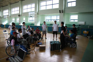 제30회 전국장애인체육대회 부산선수단(보치아) 강화훈련 격려방문(2010. 7. 17)
