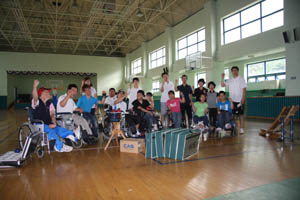 제30회 전국장애인체육대회 부산선수단(보치아) 강화훈련 격려방문(2010. 7. 17)