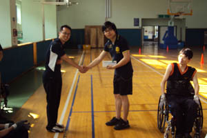 제30회 전국장애인체육대회 부산선수단(휠체어럭비)강화훈련 격려 방문
