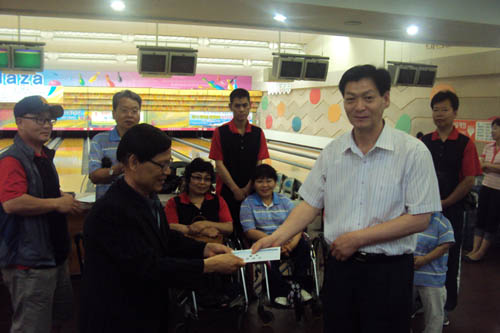 제30회 전국장애인체육대회 부산선수단(볼링) 강화훈련 격려 방문(2010. 7. 16)