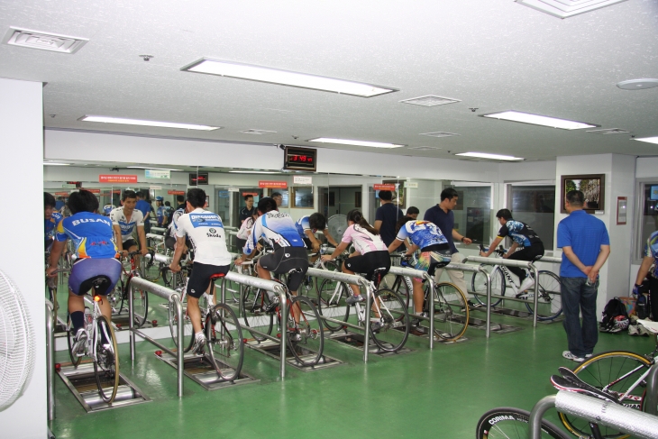 제30회 전국장애인체육대회 부산선수단(사이클) 강화훈련 격려 방문