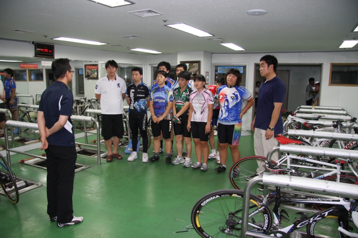 제30회 전국장애인체육대회 부산선수단(사이클) 강화훈련 격려 방문